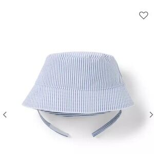 Janie & Jack Seersucker Baby Bucket Hat